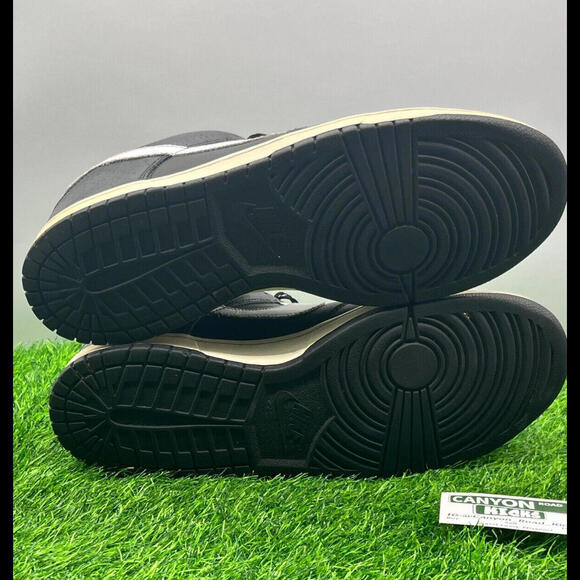 Nike Dunk Low White Black Midnight Fog Size 13 - Picture 5 of 8